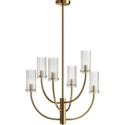 Maytoni Arco hengelampe med 6 glassskjermer| Pendellamper