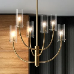 Maytoni Arco hengelampe med 6 glassskjermer| Pendellamper