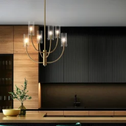 Maytoni Arco hengelampe med 6 glassskjermer| Pendellamper