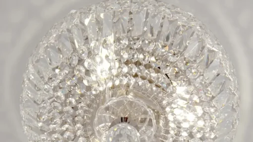 Maytoni Basfor taklampe, nikkelfarget, Ø 30 cm, 3 x E14| Design- Og Hotellbelysning|Taklamper