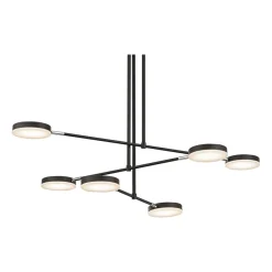 Maytoni Fad LED-hengelampe dreibare skjermer 6 lk| Pendellamper
