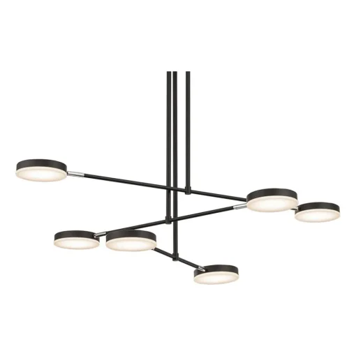 Maytoni Fad LED-hengelampe dreibare skjermer 6 lk| Pendellamper