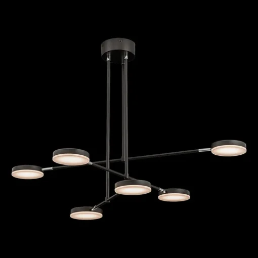 Maytoni Fad LED-hengelampe dreibare skjermer 6 lk| Pendellamper