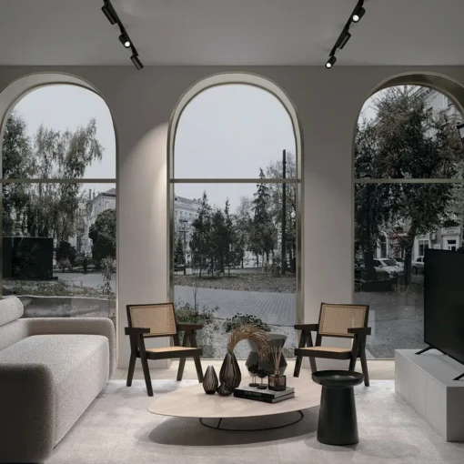 Maytoni Focus skinnespotlight, GU10, Unity-system, svart| Skinnesystem