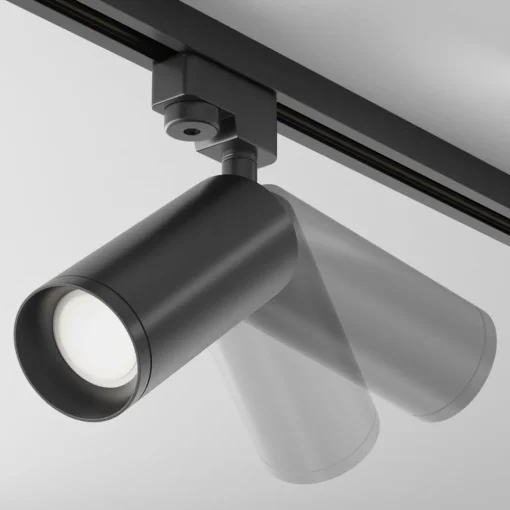 Maytoni Focus skinnespotlight, GU10, Unity-system, svart| Skinnesystem