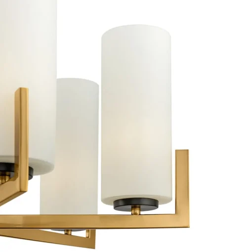 Maytoni Fortano lysekrone 6 lyskilder glasskjermer| Lysekroner