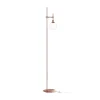Maytoni gulvlampe Erich, messing rosé, glass/metall, 1 lyskilde.| Gulvlamper