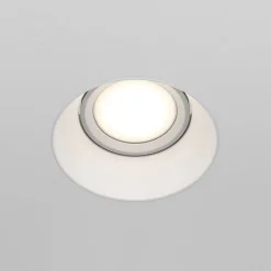 Maytoni innfellingslampe Dot hvit rund 11,8 x 9 cm aluminium GU10| Downlights