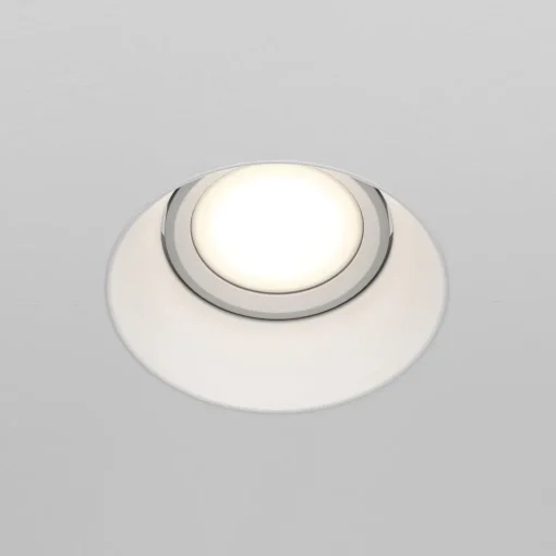 Maytoni innfellingslampe Dot hvit rund 11,8 x 9 cm aluminium GU10| Downlights