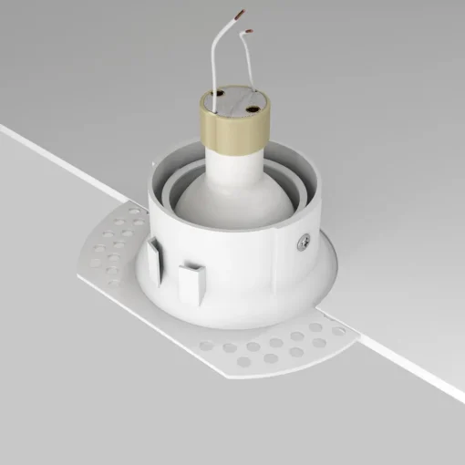 Maytoni innfellingslampe Dot hvit rund 11,8 x 9 cm aluminium GU10| Downlights