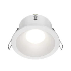 Maytoni innfelt taklampe Zoom hvit Ø 8,5 cm aluminium IP65 GU10| Downlights|Spotter I Tak