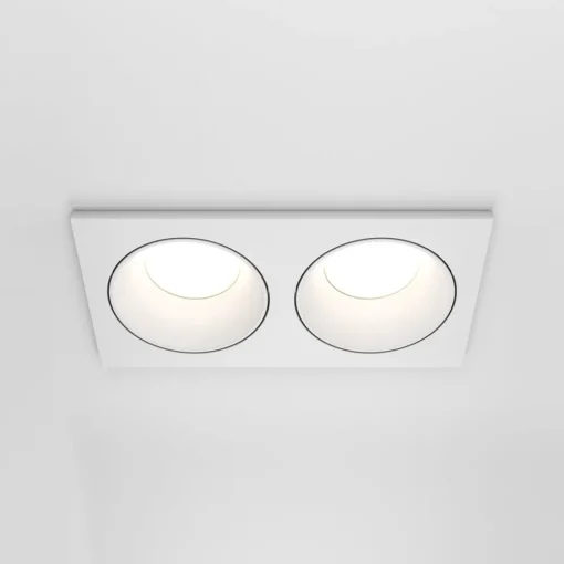 Maytoni innfelt taklampe Zoom hvit 17 x 9 cm 2 lyskilder IP65 Online