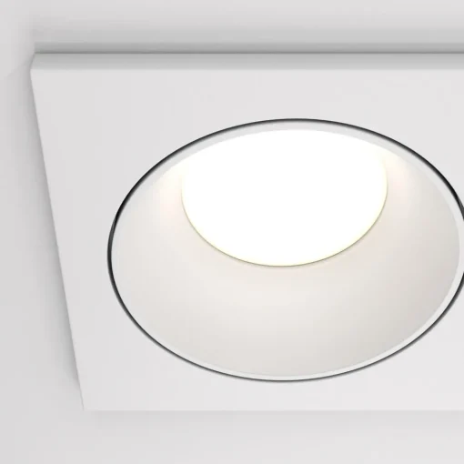 Maytoni innfelt taklampe Zoom hvit 17 x 9 cm 2 lyskilder IP65 Online