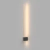Maytoni LED-vegglampe Pars, 62,3 cm, svart/gull, aluminium| Led-Innendørs|Vegglamper