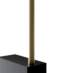 Maytoni LED-vegglampe Pars, 62,3 cm, svart/gull, aluminium| Led-Innendørs|Vegglamper
