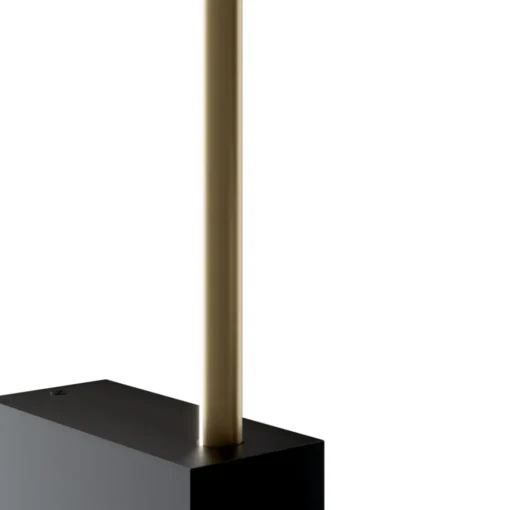Maytoni LED-vegglampe Pars, 62,3 cm, svart/gull, aluminium| Led-Innendørs|Vegglamper