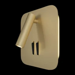 Maytoni los 176 LED-vegglampe, 3 000 K kantet gull| Design- Og Hotellbelysning|Led-Innendørs