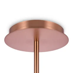 Maytoni lysekrone Erich, messing roséglass/metall, 12 lyskilder.| Lysekroner|Pendellamper