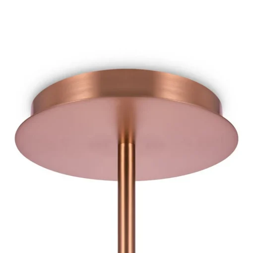 Maytoni lysekrone Erich, messing roséglass/metall, 12 lyskilder.| Lysekroner|Pendellamper