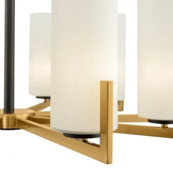 Maytoni lysekrone Fortano, 10 lyskilder, glass, E27| Lysekroner