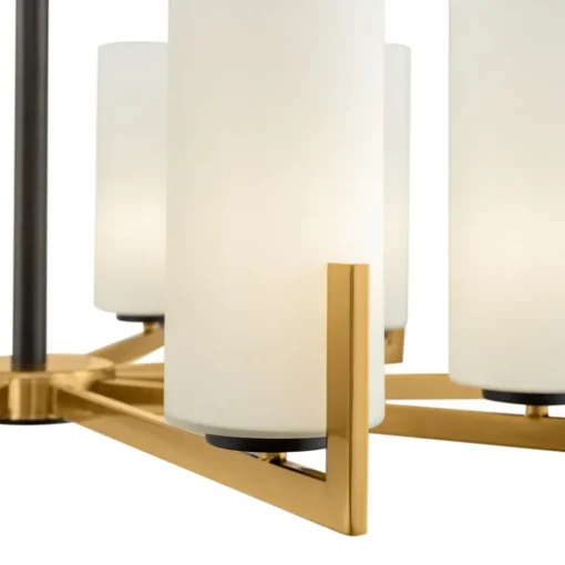 Maytoni lysekrone Fortano, 10 lyskilder, glass, E27| Lysekroner