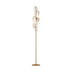 Maytoni Marmo gulvlampe, gullfarge/naturstein Sale