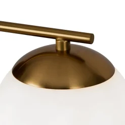 Maytoni vegglampe i marmor med glassskjerm| Vegglamper