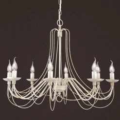 ORION Med kjedeoppheng - lysekrone Antonina, 8 lys| Lysekroner