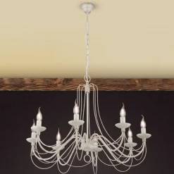 ORION Med kjedeoppheng - lysekrone Antonina, 8 lys| Lysekroner