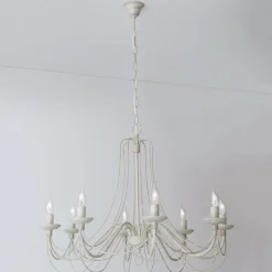 ORION Med kjedeoppheng - lysekrone Antonina, 8 lys| Lysekroner