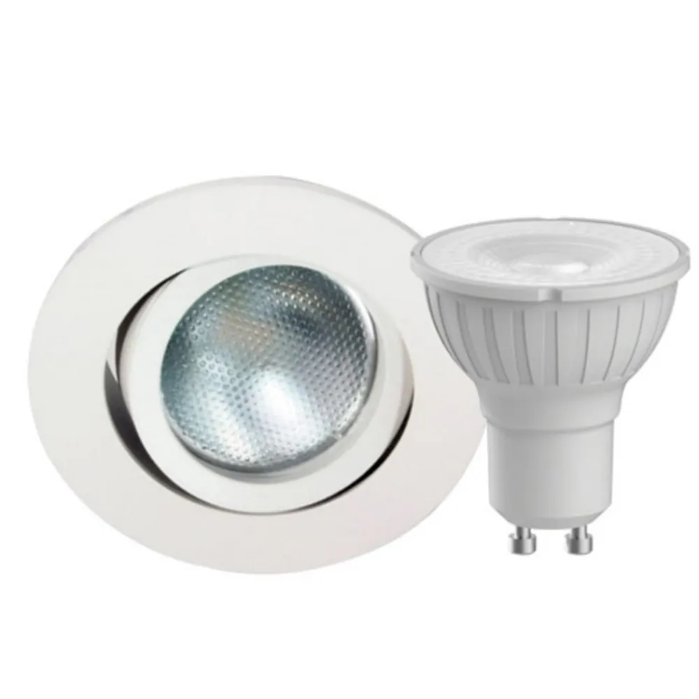MEGATRON DecoclicSet LED-downlight GU10 4,2W hvit| Downlights