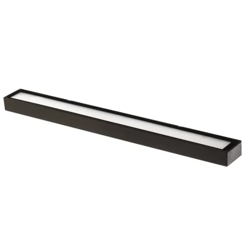 MCJ Mera LED-vegglampe, bredde 80 cm, svart, 4000K| Vegglamper