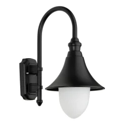 LCD Miranda utendørs vegglampe, svart Best