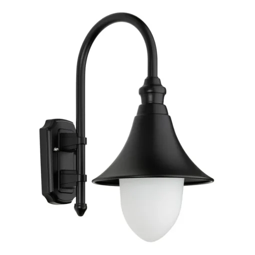 LCD Miranda utendørs vegglampe, svart Best