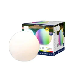 tint Müller Licht fargetone Calluna Solar, CCT, RGB, Ø 25 cm| Smarthus Utebelysning|Solcellelamper