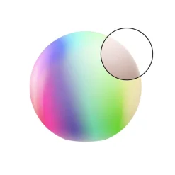 tint Müller Licht Calluna LED-kule sand, 40 cm| Smarthus Utebelysning