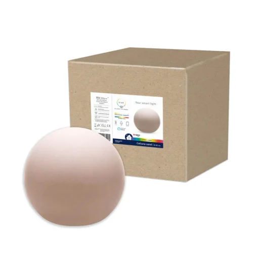 tint Müller Licht Calluna LED-kule sand, 40 cm| Smarthus Utebelysning