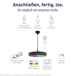 tint Müller Licht Kea LED-hengelampe, Ø 42 cm Sale