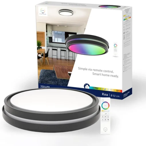 tint Müller Licht Kea LED-taklampe, Ø 52 cm Online