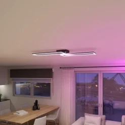 tint Müller Licht LED taklampe Ciso, RGB, CCT, svart Clearance