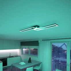 tint Müller Licht LED taklampe Ciso, RGB, CCT, svart Clearance