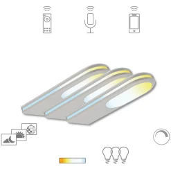 tint Müller Licht LED-benkbelysning Armaro, 3 stk Sale