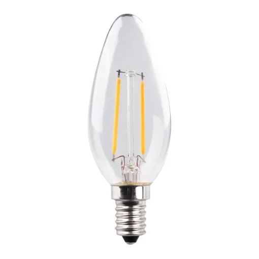 Müller-Licht LED stearinlys E14 2,2 W glødetråd 2 700 K klar 2 stk Best