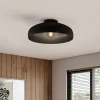 EGLO Mogano taklampe, Ø 40 cm, svart, stål New