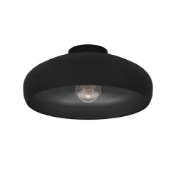 EGLO Mogano taklampe, Ø 40 cm, svart, stål New