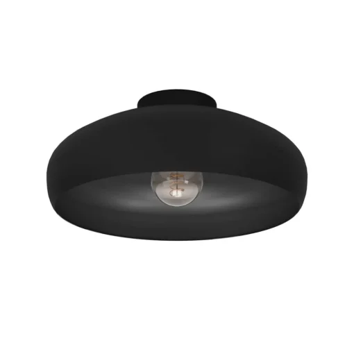 EGLO Mogano taklampe, Ø 40 cm, svart, stål New