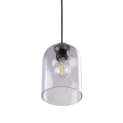 TK Lighting Molly hengelampe, lilla, Ø 14 cm, metall/glass| Pendellamper