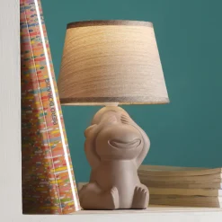 ONLI Monkey bordlampe, brun, keramikk, 28 cm høy, E14 Outlet