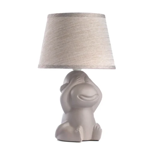 ONLI Monkey bordlampe, brun, keramikk, 28 cm høy, E14 Outlet