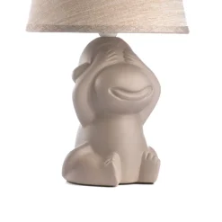 ONLI Monkey bordlampe, brun, keramikk, 28 cm høy, E14 Outlet